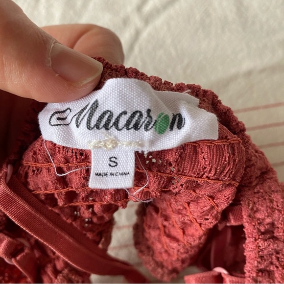 Red Lace Bralette - Picture 3 of 6